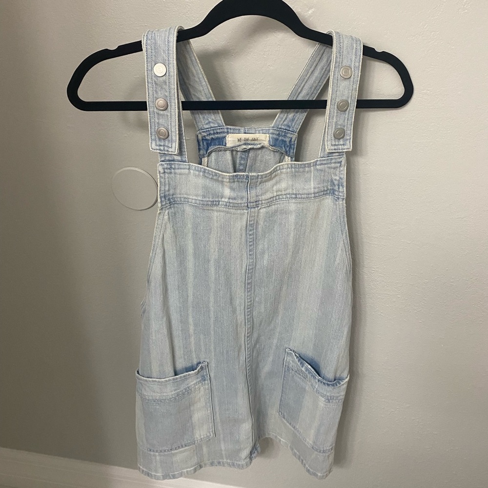 Free People denim overall dress